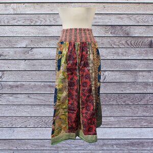 NWT  Wide Leg Patchwork Traveler Lounge Pants-Size X-Large